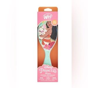 The Wet Brush Disney Moana & Pua Limited Edition Detangler - Aqua Pink NIB